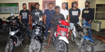 Amankan Pelaku AM, Unit Reskrim Polsek Abe Berhasil Mendapatkan Lagi 3 Unit Motor Hasil Curian