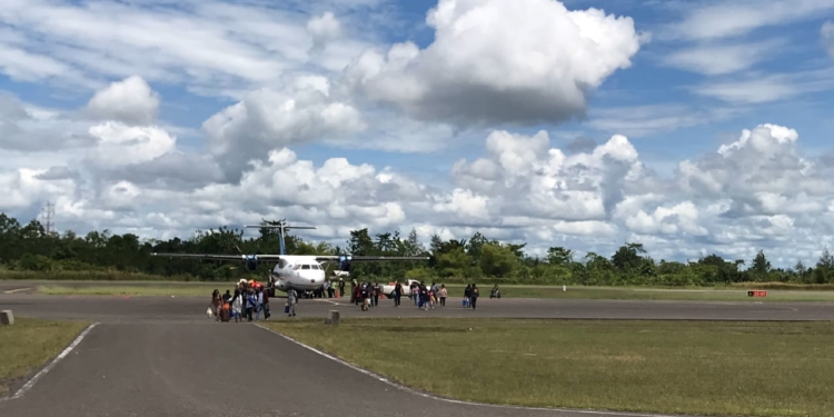 KONDUSIF :  2 Maskapai Penerbangan mulai beroperasi di Bandara Yahukimo