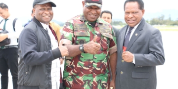 Turut Serta Dalam Pengukuhan dan Pelantikan KONI Papua Pegunungan, Ini Harapan Dandim 1702/JWY