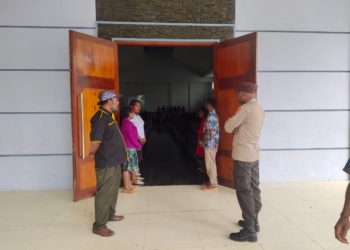 Polsek Bokondini Lakukan Pengamanan Perayaan Ibadah Paskah