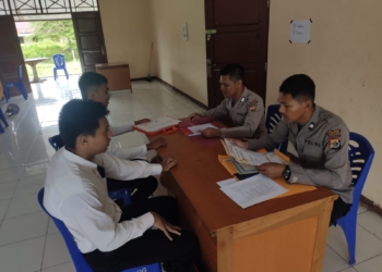 Polres Keerom Laksanakan Verifikasi Penerimaan Bintara dan Tamtama Polri Gelombang II TA 2023