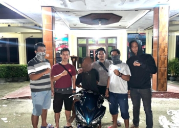 Nekat Mencuri Sepeda Motor, Seorang Pemuda Diamankan Polisi.