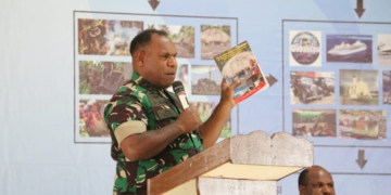 Lapago Berkarya, Dandim 1702/JWY Ikuti Peluncuran Buku Kebudayaan Papua Pegunungan
