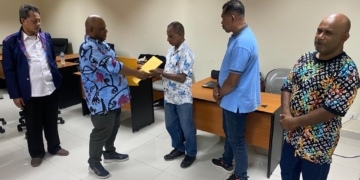 PWI Pusat Resmi Tunjuk 3 Plt Ketua PWI DOB PAPUA