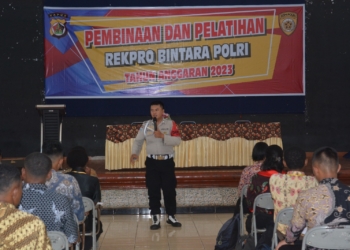 Polda Papua Berikan Pembinaan dan Pelatihan Kepada Bintara Rekruitmen Proaktif