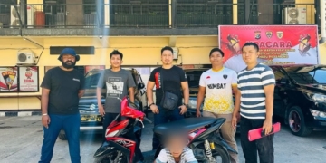 Polisi Amankan Pelaku Curanmor yang Diamankan Warga di Kloofkamp