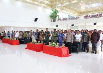 Dandim 1702/JWY Turut Serta Dalam Launching Logo Pemerintah Provinsi Papua Pegunungan