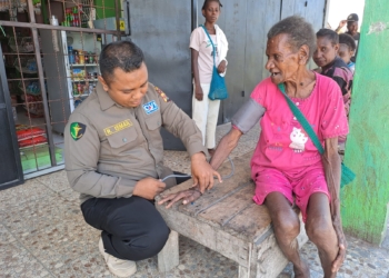 Program Keladi Sagu Jangkau Pelayanan Kesehatan di Perkampungan Mimika