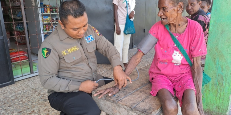 Program Keladi Sagu Jangkau Pelayanan Kesehatan di Perkampungan Mimika