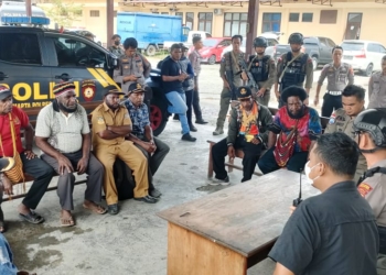Penangkapan di Yahukimo Polres dan Tokoh Masyarakat Berdialog Memperkuat Keamanan