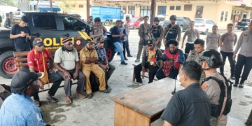 Penangkapan di Yahukimo Polres dan Tokoh Masyarakat Berdialog Memperkuat Keamanan