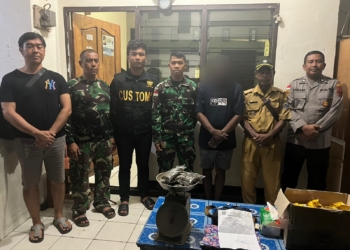 Bawa Ganja, Seorang Pemuda Dibekuk Petugas Perbatasan