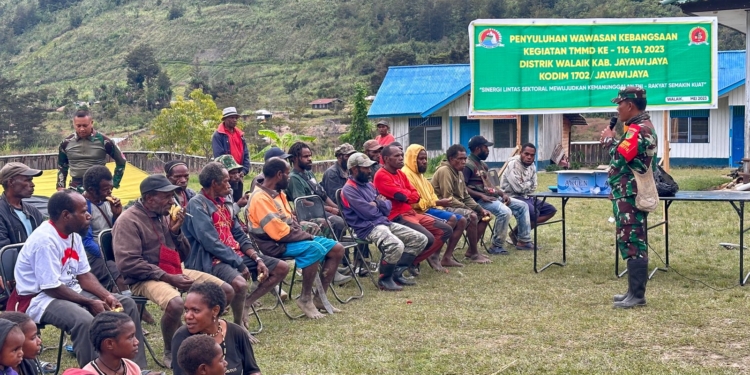 Kodim Jayawijaya Wujudkan TMMD Melalui Wawasan Kebangsaan di Papua Pegunungan