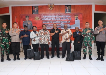 Wakapolda Papua Lakukan Tatap Muka Bersama Forkopimda di Kabupaten Pegunungan Bintang