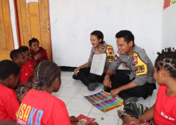 Program Si Ipar Ajari 16 Anak Putus Sekolah di Jayawijaya