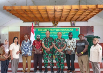 Kodim 1702/JWY Gelar Komunikasi Sosial denga Aparat Pemerintah