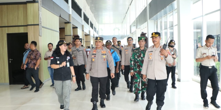 Tindak Lanjut Instruksi Kapolri, Wakapolda Papua Tinjau Wilayah Perbatasan RI-PNG