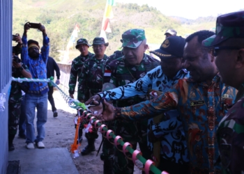 Kasdam XVII/Cenderawasih Tutup TMMD Ke-116 di Wilayah Kodim 1702/JWY