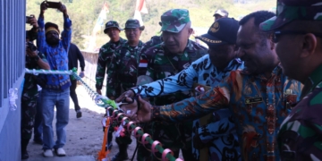 Kasdam XVII/Cenderawasih Tutup TMMD Ke-116 di Wilayah Kodim 1702/JWY