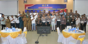 Sosialisasi SKKNI Polda Papua Dorong Keselamatan Lalu Lintas