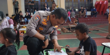 Polda Papua Gelar Lomba Mewarnai Tingkat Anak-anak TK dan SD Sambut HUT Bhayangkara
