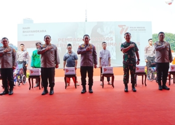 Gelar Baksos dalam Rangka Hari Bhayangkara ke-77, Kapolri Ingin Polri Selalu Bersama Masyarakat