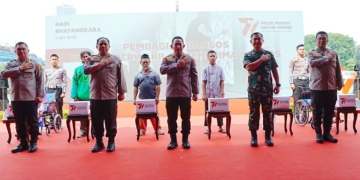 Gelar Baksos dalam Rangka Hari Bhayangkara ke-77, Kapolri Ingin Polri Selalu Bersama Masyarakat