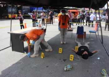 Lomba TPTKP dalam Rangka HUT Bhayangkara Ke-77 Digelar di Lapangan Mapolda Papua Lama