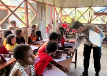 Program Si-Ipar Tingkatkan Kemampuan Literasi Anak di Pelosok Nduga