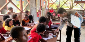 Program Si-Ipar Tingkatkan Kemampuan Literasi Anak di Pelosok Nduga