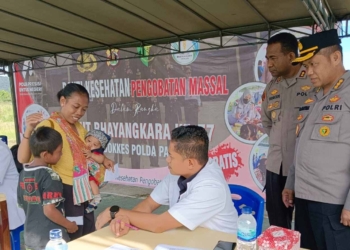 Bid Dokkes Polda Papua Gelar Bakti Kesehatan Dalam Rangka HUT Bhayangkara ke-77