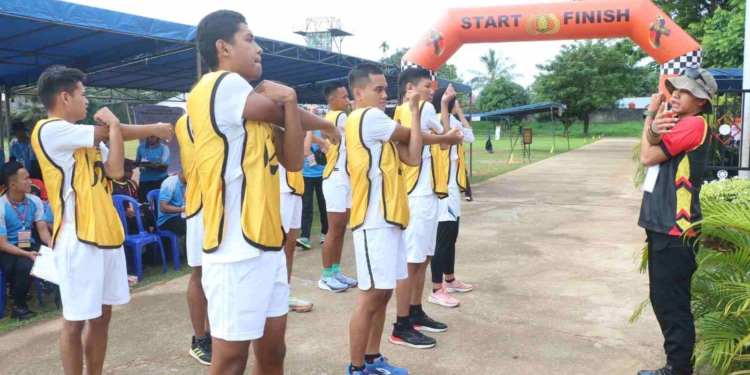 Tes Kesemaptaan Jasmani Calon Taruna/i Akpol Polda Papua 2023 di Gelar