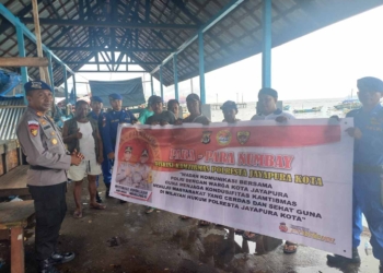 Sat Polair Gelar Para-Para Numbay Guna Menjalin Silaturahmi Dengan Warga