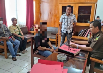 Berkas Dinyatakan Lengkap, Tersangka KW Diserahkan ke Kejaksaan Negeri Nabire