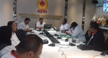 Rakor KONI Pusat dan KONI Se-Tanah Papua Bahas Prosedur Perpindahan Atlet Jelang PON XXI