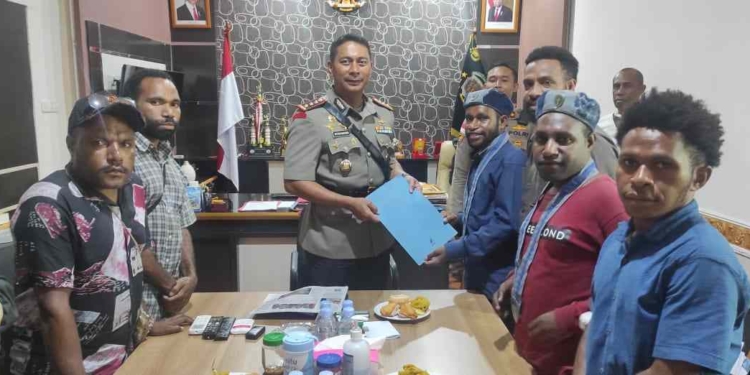 GMKI Jayapura Datangi Kapolresta, Ini Pembahasannya