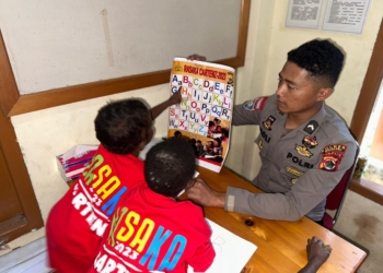 Keceriaan Anak Didik di Dogiyai Saat Mengikuti Program Si Ipar