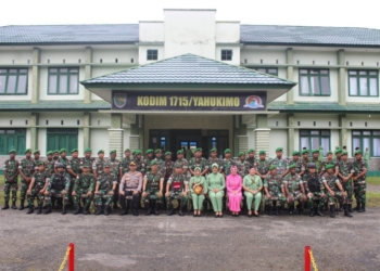 Kunjungan Kerja Danrem 172/PWY Ke Kodim 1715/Yahukimo