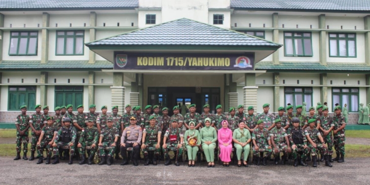 Kunjungan Kerja Danrem 172/PWY Ke Kodim 1715/Yahukimo