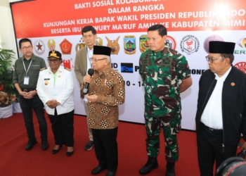 Kapolda Papua Dampingi Wapres Tinjau Baksos di Timika