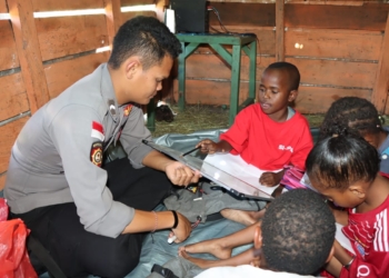 Anak di Jayawijaya Antusias Ikuti Program Si-Ipar Demi Meraih Ijazah