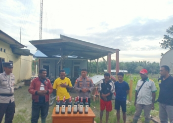 Jaga Sitkamtibmas Di Wilayah Tapal Batas NKRI-PNG, Polsek ArsoTimur Musnahkan Miras