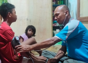 Tim Keladi Sagu Sambangi Abe Pantai, Terima Keluhan Sakit Ispa dan Malaria