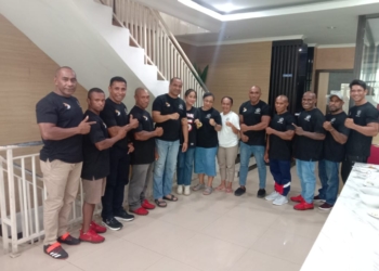 8 Atlet Binaraga dan Man Sport Fisik Papua Dilepas Menuju Pra PON Bengkulu