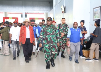 Dandim 1702/JWY Dukung Kunjungan Kerja Ketua Pusat GKII di Papua Pegunungan