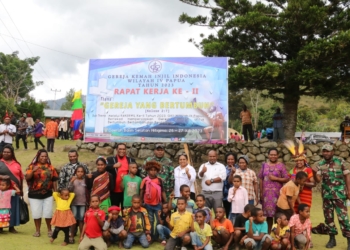 Dukung Harmonisasi Beragama, Dandim 1702/JWY Hadir Dalam Rapat Kerja GKII Papua Pegunungan