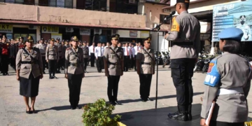 Kapolresta Sertijabkan Kasat Lantas dan Kapolsek Japsel