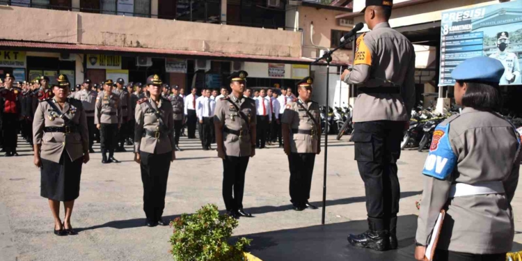 Kapolresta Sertijabkan Kasat Lantas dan Kapolsek Japsel