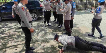 Sie Propam Polres Keerom Laksanakan Gaktibplin Pada Jajaran Polsek Di Polres Keerom