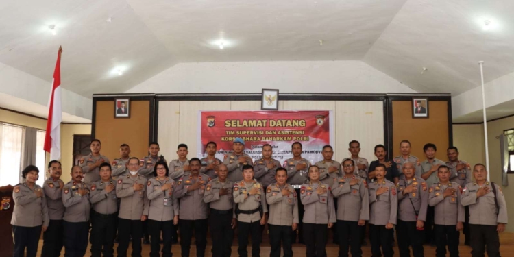 Korpssabhara Baharkam Polri Laksanakan Supervisi ke Polres Keerom